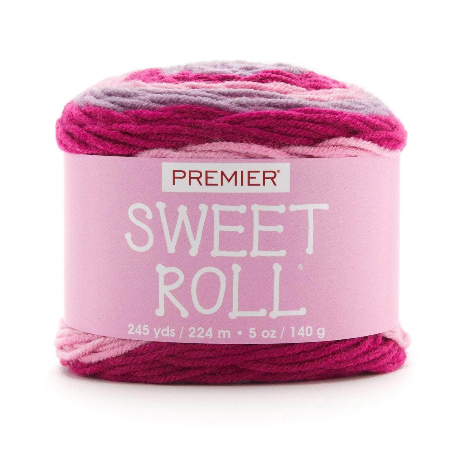 Amazon.com: Premier Yarns 1047-05 Sweet Roll Yarn-Raspberry Swirl
